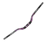 perfk Guidon de vélo de Route, Barre de, pièce de Rechange, diamètre de Serrage de 31,8 mm, léger, Polyvalent, Professionnel, Alliage d'aluminium, Noir Violet