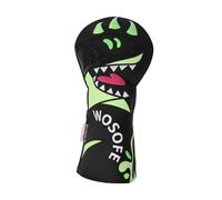 perfk Housse de tête de Club de Golf pour Driver, Accessoire de Golf avec 2 Bandes élastiques, Protection imperméable, Cadeau pour, Vert