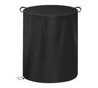 perfk Housse Ronde pour Foyer extérieur, Protection imperméable pour Chauffage de terrasse et Colonne de feu, idéale pour l'hiver dans Un Jardin ou Une, avec PoignÉe