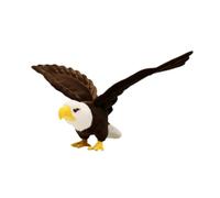 perfk Jouet en Peluche Aigle Jouet Aigle Poupée Animal réaliste, à Collectionner, Dessin animé Figurine en Peluche Jouet pour Enfants Adolescents Cadeaux, M