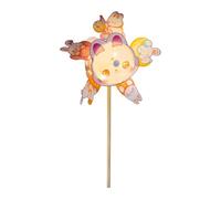 perfk Kit de fabrication de lanternes rotatives lumineuses à faire soi-même, accessoire de décoration du Nouvel An, lanterne portative chinoise, avec Lapin