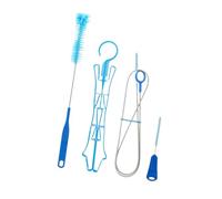 perfk Kit de Nettoyage pour Poche à Eau, Accessoire de randonnée, séchage, Cadre Pliable pour la randonnée, Le vélo et Le Camping, Bleu