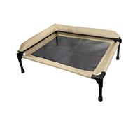 perfk Lit Suspendu rafraîchissant et surélevé pour Chien, hamac pour Animaux de Compagnie, Lavable, avec Oreiller, Portable et en Maille Respirante, pour, M