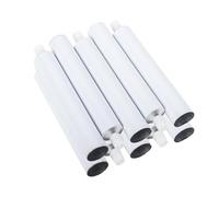 perfk Lot de 10 tubes de peinture à l' vides, rechargeables, en aluminium, pratiques avec bouchon à épingle, pour dentifrice, gouaches, aquarelles