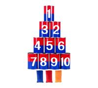 perfk Lot de 13 jeux de lancer de sacs de haricots pour fête de carnaval, jouet interactif et robuste pour toute la famille, idéal pour les anniversaires,