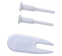 perfk Lot de 2 bouchons de rechange pour ballons de, stabilité et équilibre, avec outil d'extraction, pour matelas gonflables et piscines.