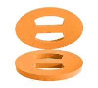 perfk Lot de 2 teurs de Natation, Planche de Natation légère et Confortable, pour Adultes et débutants, Orange