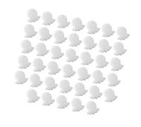 perfk Lot de 40 éponges absorbantes d'huile pour Piscine, Accessoires de Filtre à écume de Poulpe Blanc, nettoyant pour Spa