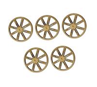 perfk Lot de 5 supports de centrage de bougies, stabilisateurs de mèches, ronds et polyvalents, en bois, pour les fiançailles dans la chambre à coucher