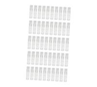 perfk Lot de 50 tubes à à lèvres ronds rotatifs de 5,5 ml, contenants pour échantillons de à lèvres, rouges à lèvres et parfums solides, Clair