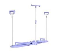 perfk Machine de Fitness multifonctionnelle Machine de Mise en Forme Portable Portable Home Ordinking Exerciser Pliage Pilates Reformer Board