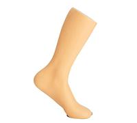 perfk Mannequin de Pied Homme Autoportant, Présentoir Chaussette Mannequin de Stockage Court Jouets de Pied Portables Réutilisables pour Magasin, couleur de peau, Pied gauche masculin