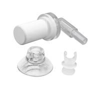 perfk Mini diffuseur de CO2 Transparent et Silencieux avec Ventouse, Petit diffuseur cylindrique, raffineur de CO2 pour réservoir planté, NL 200