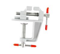 perfk Mini étau de serrage pour établi, léger et portable, support pour outils de réparation, pour le travail des métaux, la fabrication de bijoux et de, Argent