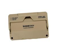 perfk Mini Lanterne LED d'extérieur pour Camping, Lampe Torche Portable à Angle réglable pour pelouse, extérieur, Maison, Pique-Nique, Chasse, Couleur Sable