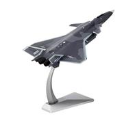 perfk Modèle de Chasseur J20 en Alliage, échelle 1/72, Jouets pour Enfants et Adultes, Collection de Cadeaux, Avion décoratif, Avion pour bibliothèque,