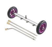 perfk Nettoyeur haute pression avec accessoire balai à eau pour châssis, pulvérisateur robuste pour le lavage de voitures, véhicules, trottoirs et