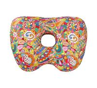 perfk Oreiller Ergonomique Portable pour Oreilles Percées, Idéal pour Les Personnes Dormant sur Le Côté. Support et Coussin de Protection Portables pour La, Coloré