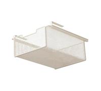 perfk Organisateur de sous-vêtements, panier de rangement à tiroir coulissant suspendu, panier de rangement multifonctionnel pour placard, ceintures de , Blanc