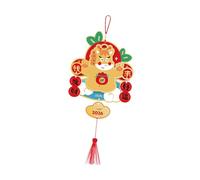 perfk Ornement du Nouvel An chinois 2026, décoration traditionnelle pour la Fête du Printemps, idéale pour le salon, les fenêtres ou la chambre à coucher, Richesse