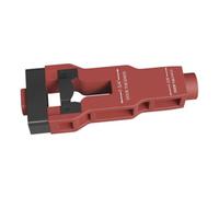 perfk Outil à mortaise pour loquet de porte, convient aux loquets carrés/ronds, découpe automatique des contours pour portes de 1-3/4" d'épaisseur