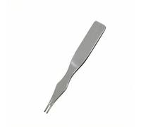 perfk Outil de Marquage Cuir Pricking Iron Outil de Couture Poinçon Couture à Main Alêne Acier Espacement Uniforme Guidage Main Finition Soignée 2 Dents Adapté au Cuir Bricolage Ateliers, 3,0 Mm