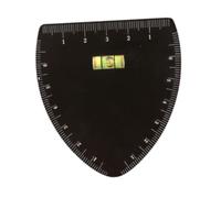 perfk Outil de mise en forme de pochoir à sourcils portable, réutilisable, de poche, robuste, pour femme, facile à utiliser, outil de symétrie de, V Shape