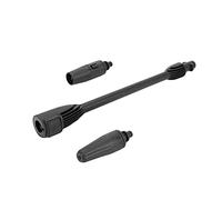 perfk Outils de Nettoyage de raccord d'extension à Double buse Tige étendue de Lavage à Pression pour Laver Le Mur d'allée de Voiture