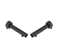 perfk Paire à Moto Universel Silencieux Échappement Insert Baffle DB, Noir 45mm