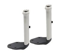 perfk Paire d'accoudoirs de chaise réglables en hauteur, remplacement d'accoudoir de chaise, support, accoudoir de chaise de bureau pour l'apprentissage de, blanc