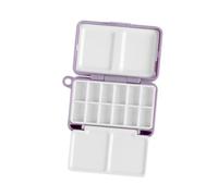 perfk Palette de Palette Aquarelle Palette de Peinture Vide Petite Gouache de Mélange de Gouache Palette de Peinture pour La Peinture à L'huile En Acrylique, Violet