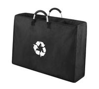 perfk Panier à linge sale, facile à transporter, léger, à 3 compartiments, pour le recyclage des vêtements