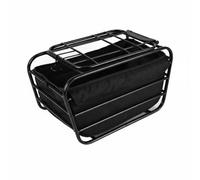 perfk Panier Vélo Panier de Rangement Transport Animal Porte-Courses Couvercle Verrouillable Maximale 20kg Adapté aux Sorties Scolaires Trajets Étudiants, Petit, avec Doublure