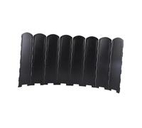 perfk Pare-Vent pour réchauds de Camping, Pliable et réutilisable, idéal pour Les barbecues en extérieur. Gain de Place, Noir, Hauteur 60 Cm