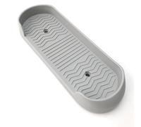 perfk Pédale d'exercice de Rechange Pédale de Vélo d'Appartement Pédale Stationnaire Pédale Universelle Surface Texturée Antidérapante en Plastique Robuste, Gris