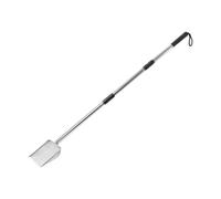 perfk Pelle à Sable Extensible pour Chat, cuillère en métal antiadhésive, tamisage Profond, Tamis à litière en Acier Inoxydable pour Chatons et Petits, 3.8x3.8 Mm