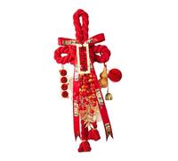 perfk Pendentif nœud chinois 2026, décoration souvenir pour le Nouvel An chinois, cadeau pour la Fête du Printemps, à poser sur un arbre, un porche, une, Style C