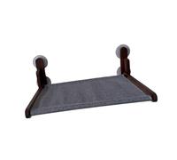 perfk Perchoir de fenêtre pour Chat, siège de Repos, Meuble Pliable pour Chat, ventouses, siège de fenêtre Pliable, hamac pour Chat, pour, Noyer Foncé