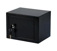 perfk personnel en métal noir avec clés pour dépôt d'argent et de bijoux, utilisable à domicile.