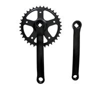 perfk Pièces de Rechange pour pédalier 36 Dents - Installation Facile - Pédalier Universel Haute Performance - Manivelle de 170 mm pour vélo monovitesse