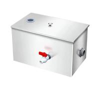 perfk Piège à commercial en acier inoxydable avec entrée supérieure, séparateur/eau pour cafés, cantines, restaurants et usines