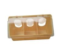 perfk Pigeon Bird Feeder Pigeon Feeder Fakoproping Garden Offreing Station d'alimentation du Jardin Conteneur d'aliments pour Perruche, pour Perruche, Trois Trous
