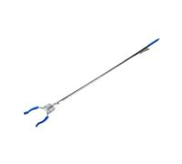 perfk Pince de préhension pour papier toilette, pince à déchets, outil de ramassage des détritus pratique à long manche pour le sol, les personnes âgées et, Bleu