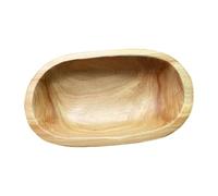 perfk Plateau de service en bois, porte-collations, organisateur, décoration de table, plateau à fruits secs, à fruits pour centre de table, épaissi