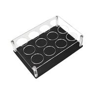 perfk Plateau Porte-Verres à vin en Acrylique, Organisateur de Verres à vin, vitrine compacte, Support pour Verres à Whisky, idéal pour de, 24 Trous
