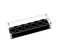 perfk Plateau Porte-Verres à vin en Acrylique, Organisateur de Verres à vin, vitrine compacte, Support pour Verres à Whisky, idéal pour de, 12 Trous 10.5 Cm