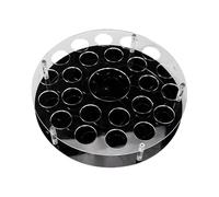 perfk Plateau Porte-Verres à vin en Acrylique, Organisateur de Verres à vin, vitrine compacte, Support pour Verres à Whisky, idéal pour de, Circulaire