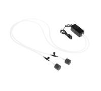 perfk Pompe d'oxygénation d'aquarium, Petite Taille, puissante, Facile à Utiliser, USB, Double Sortie pour la pêche, Coupure de Courant, Noir