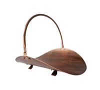 perfk Porte-bûches de cheminée, étagère à bûches en métal Robuste pour, utilisable en intérieur et en extérieur, avec Panier à bûches