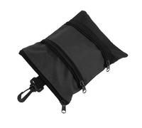 perfk Porte-Tees, Porte-Objets Valeur, Multifonctionnel, Cadeau pour, balles Portable pour Accessoires, Cartes, marqueurs, Noir